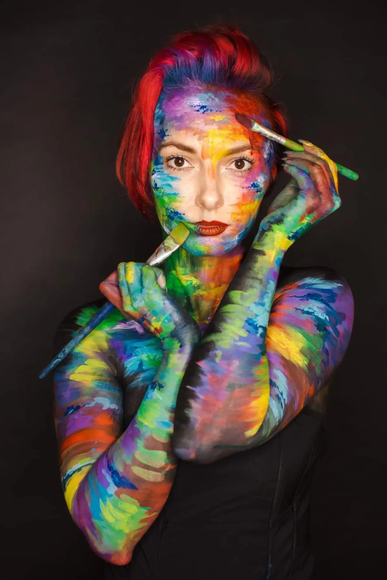 Malba na  tělo & obličej-bodypainting Hranice- olomouc- radka kunovská
