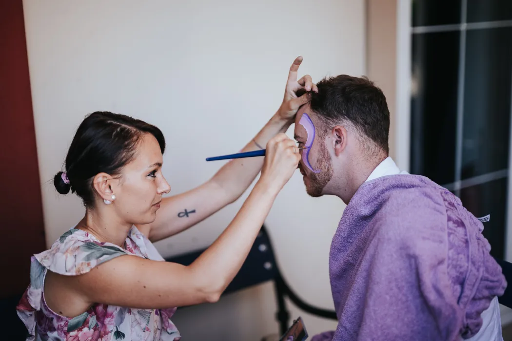 Malba na  tělo & obličej- Hranice- olomouc- radka kunovská - malování na těhotenské bříško(bellypainting)