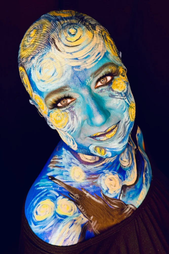 Malba na  tělo & obličej- Hranice- olomouc- radka kunovská - malování na těhotenské bříško(bellypainting)